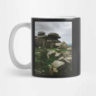 Monumental Prehistoric Rock Formation in Dartmoor National Park Mug